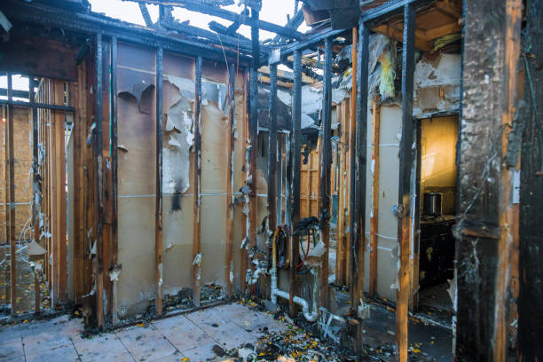Professional Fire Damage Removal technician working in Glen Mills, PA